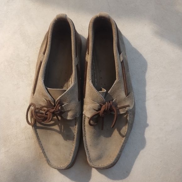 N.d.c Hand Made Taupe Men's Suede Loafers Size 42 - Picture 1 of 5